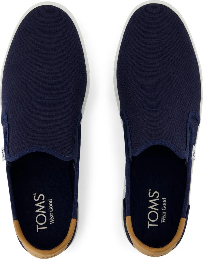 Baja 2.0 Navy Legacy Canvas Slip On Sneaker - Image 4