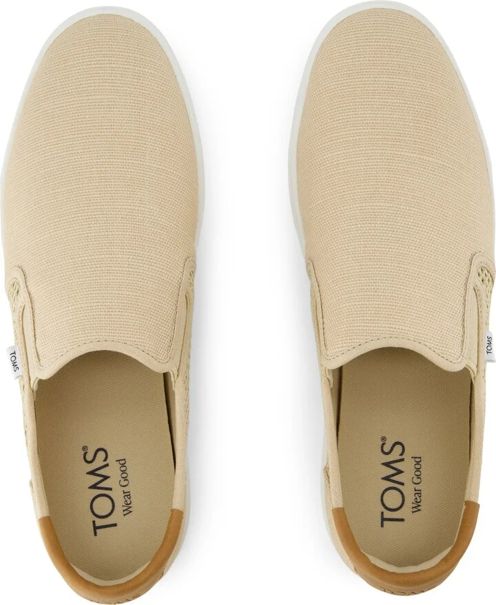 Baja 2.0 Slip On Sneaker Almond Legacy Canvas and Textured Mesh - Image 4