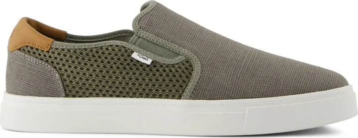 Baja 2.0 Slip On Sneaker Vetiver Grey Legacy Canvas and Textured Mesh