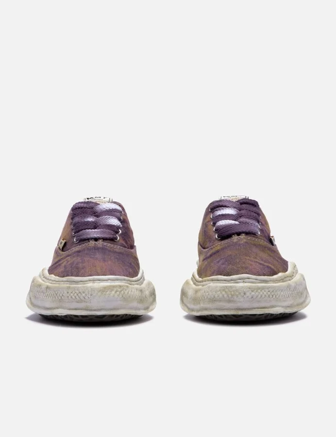 "BAKER" OG Sole Washed Denim Low-top Sneaker - Image 2