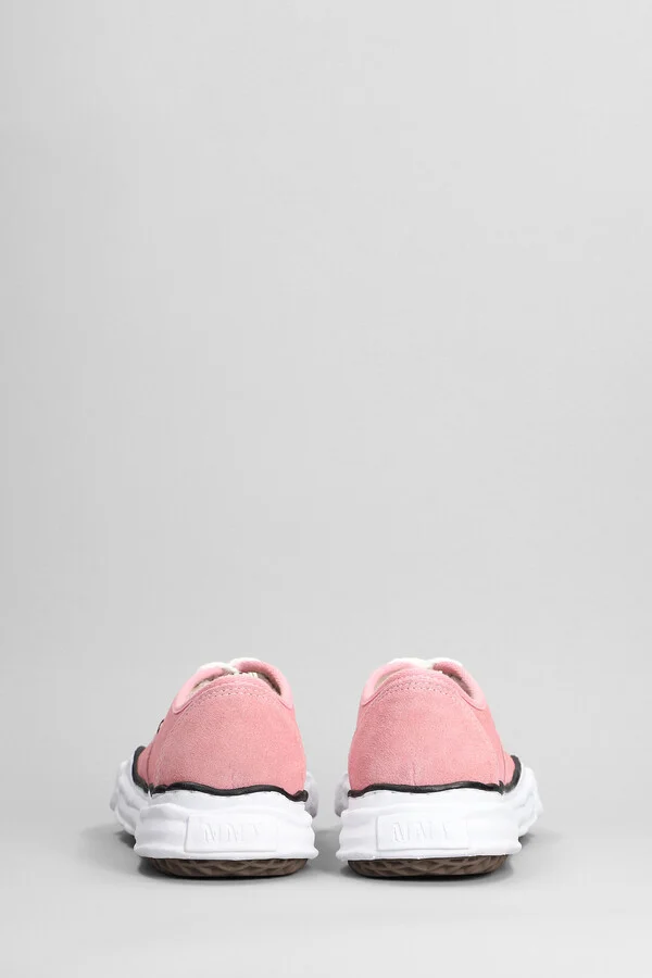 Baker Sneakers In Rose-pink Suede - Image 4