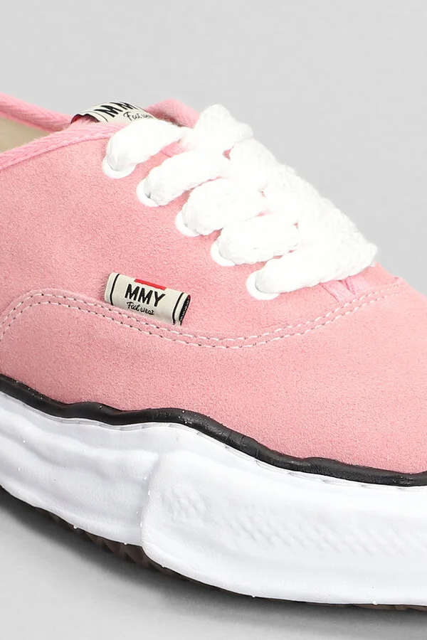 Baker Sneakers In Rose-pink Suede - Image 5