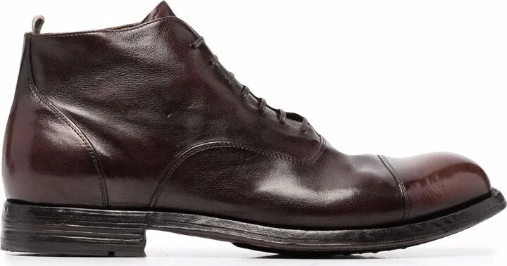 Balance Polished Lace-Up Boots