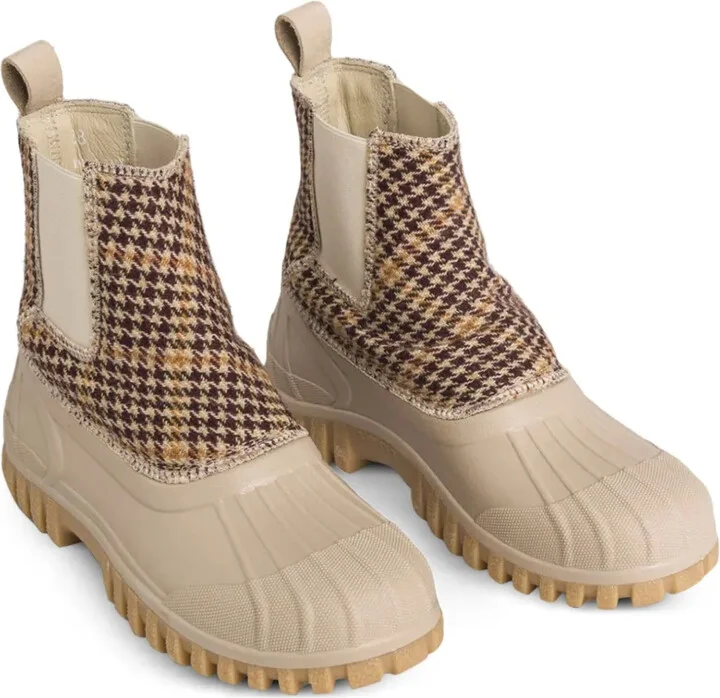 Balbi houndstooth-patterned chelsea boots - Image 2