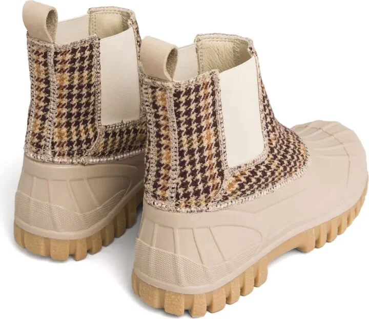 Balbi houndstooth-patterned chelsea boots - Image 3