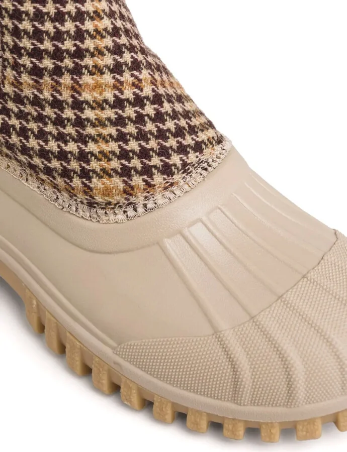 Balbi houndstooth-patterned chelsea boots - Image 4