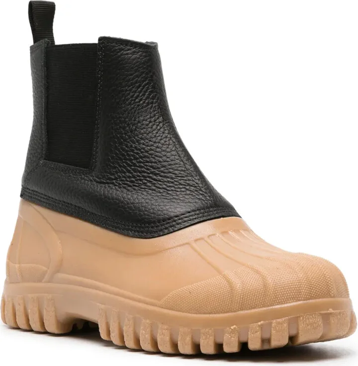 Balbi two-tone leather ankle boots - Image 2