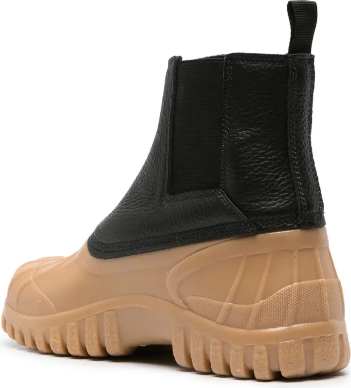 Balbi two-tone leather ankle boots - Image 3