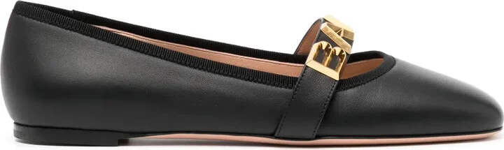 Balby leather ballerina shoes