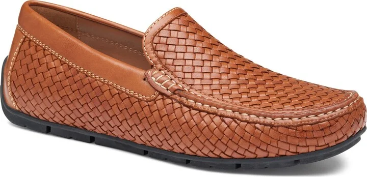 Baldin Woven Moc Toe Driving Shoe