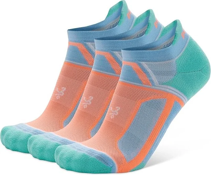 balega Hidden Contour No Show Tab Crew Cut Socks Shoes Aqua : LG (US Men's Shoe 9.5-11.5 - Women's Shoe 11-13), Nylon/Polyester