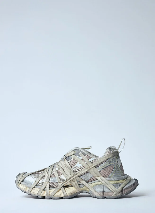Balenciaga 3xl Extreme Lace Sneakers - Woman Sneakers White Eu - 38 - Image 4