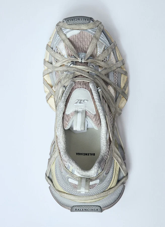 Balenciaga 3xl Extreme Lace Sneakers - Woman Sneakers White Eu - 38 - Image 5