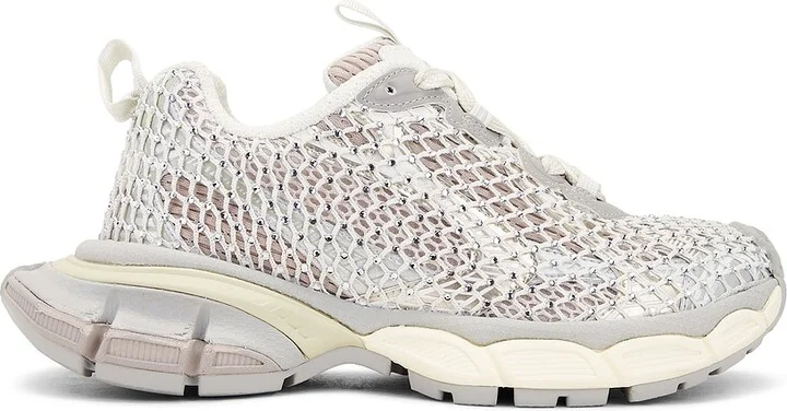 Balenciaga 3XL Fishnet Sneaker in Ivory