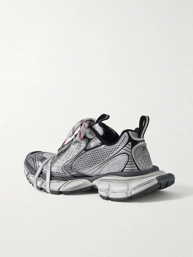 Balenciaga - 3xl Mesh And Rubber Sneakers - Gray - Image 2