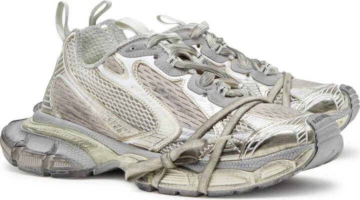 Balenciaga 3XL Panelled Mesh Sneakers - Image 2