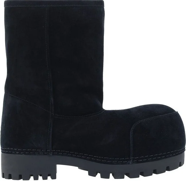 Balenciaga Alaska Fur Low Boots