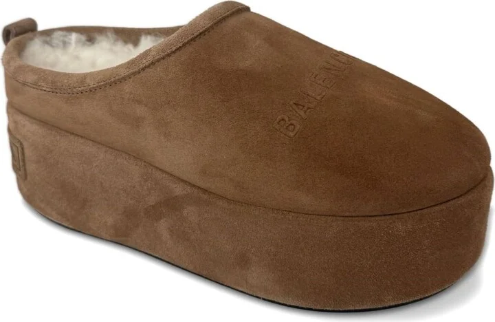 Balenciaga Alaska Platform Slippers