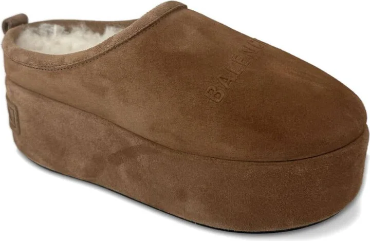 Balenciaga Alaska Platform Slippers