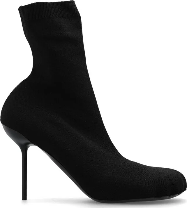 Balenciaga Anatomic Stretch Knit Ankle Boots