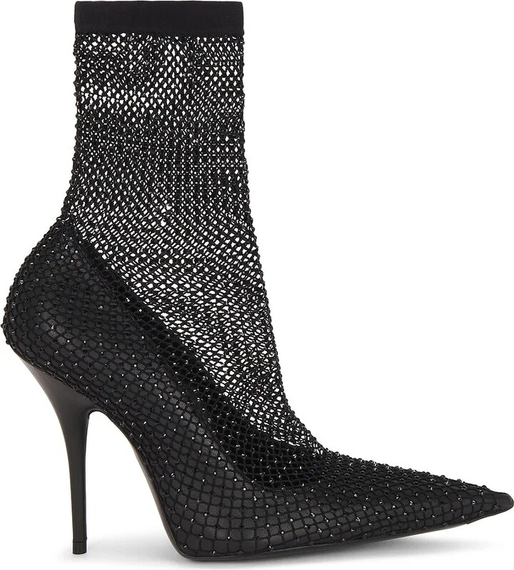 Balenciaga Avenue Net Boot in Black