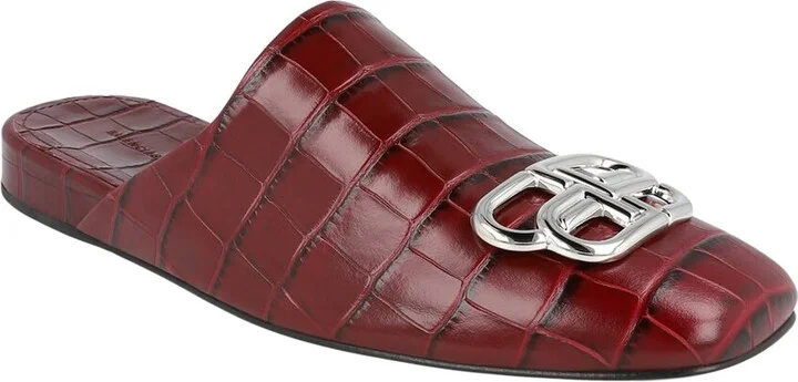 Balenciaga Bb Leather Flat