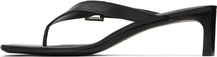 Balenciaga Black Bel Air Heeled Sandals - Image 3