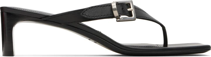 Balenciaga Black Bel Air Heeled Sandals
