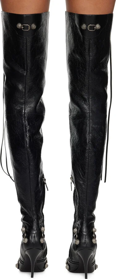 Balenciaga Black Cagole Boots - Image 2