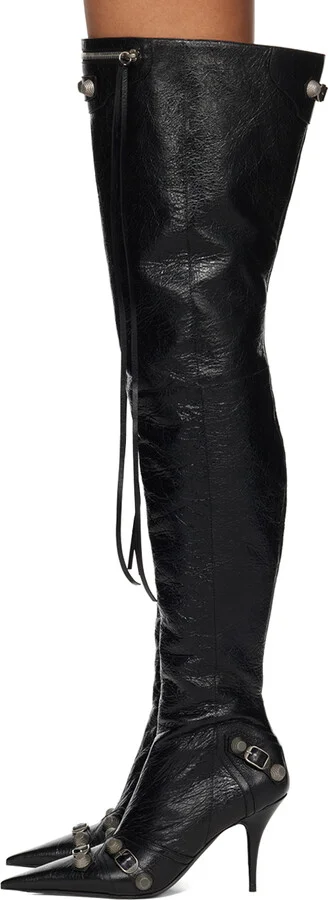 Balenciaga Black Cagole Boots - Image 3