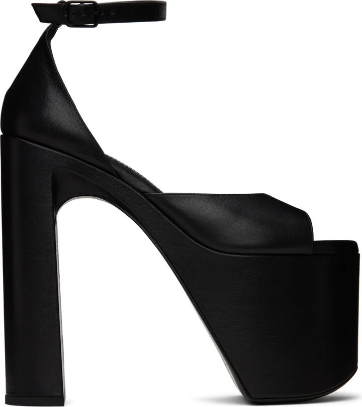 Balenciaga Black Camden 160 Heeled Sandals