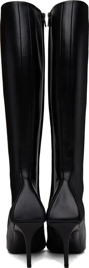 Balenciaga Black Square Knife Boots - Image 2