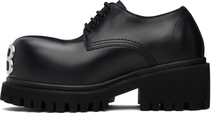 Balenciaga Black Stomper Derbys - Image 3