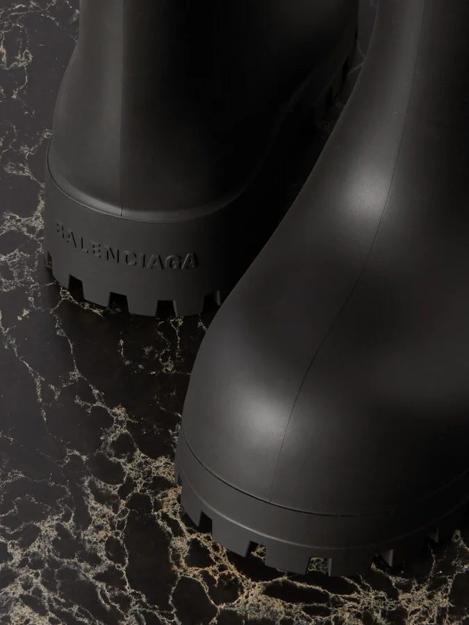 Balenciaga - Bulldozer Tpu Rain Boots - Black - Image 4