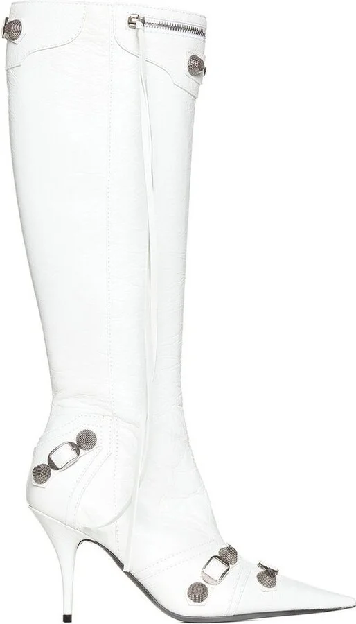 Balenciaga Cagole Pointed-Toe Boots