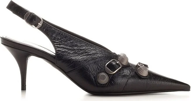 Balenciaga Cagole Slingback Pumps