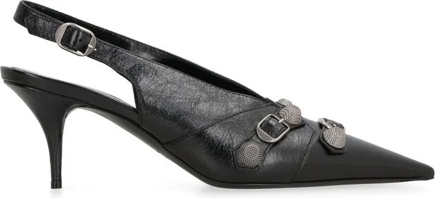Balenciaga Cagole Slingback Pumps