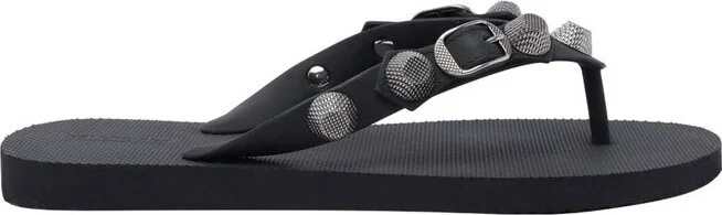 Balenciaga Cagole Stud Embellished Sandals
