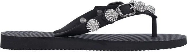 Balenciaga Cagole Studded Thong Sandals