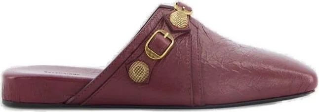 Balenciaga Cargole Stud Embellished Slippers