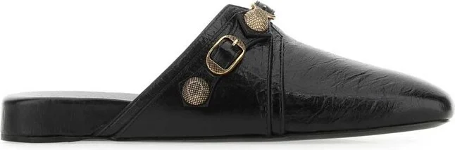 Balenciaga Cargole Stud Embellished Slippers