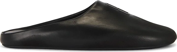 Balenciaga Chateau Mule Flat in Black