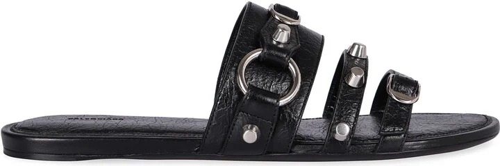Balenciaga City Leather Mules - Image 2