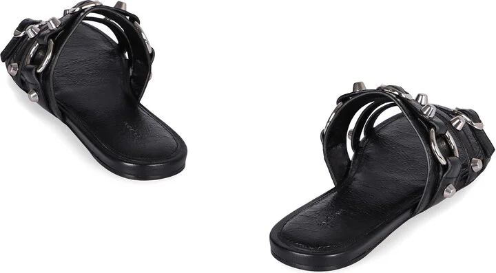 Balenciaga City Leather Mules - Image 4