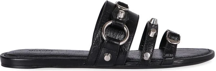 Balenciaga City Leather Mules