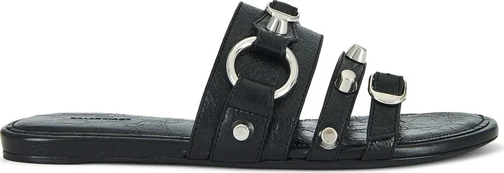 Balenciaga City Slide in Black