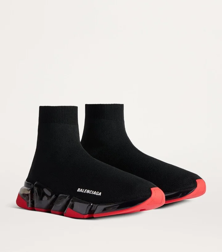 Balenciaga Clear Sole Speed 2.0 Sneakers - Image 3
