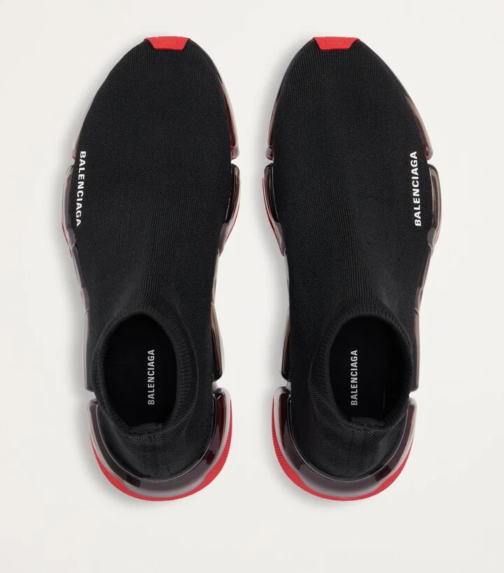 Balenciaga Clear Sole Speed 2.0 Sneakers - Image 6