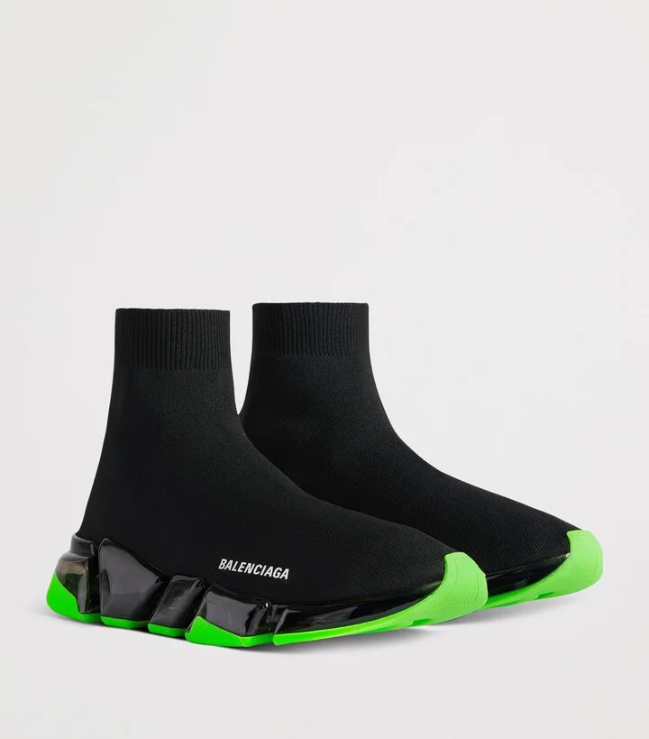Balenciaga Clear Sole Speed 2.0 Sneakers - Image 2
