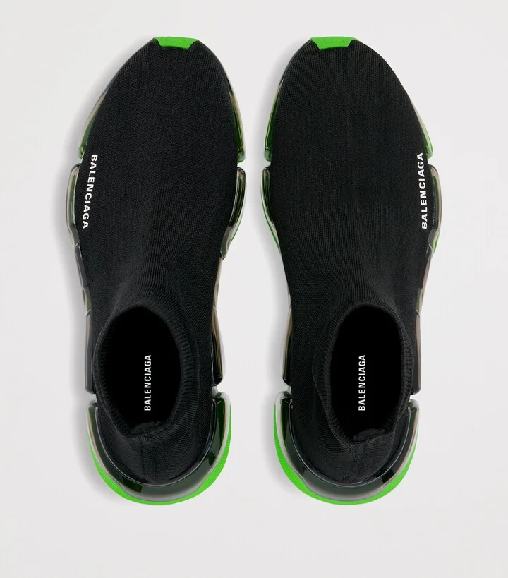 Balenciaga Clear Sole Speed 2.0 Sneakers - Image 3